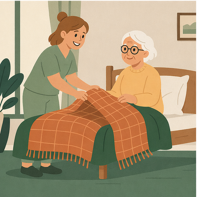 Green Haven nurse providing compassionate bedside care